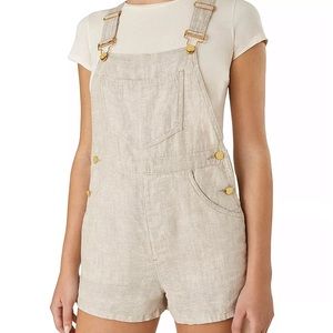 Never worn WeWoreWhat basic short overalls in S/P
